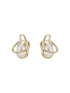 Elegant Pearl Pendant with Modern Gold-Tone Design