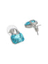 Trendy Rectangular Blue Pendant eye-catching design