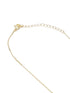 Floral White Enamel & Blue Teardrop Pendant Necklace & Earrings Set