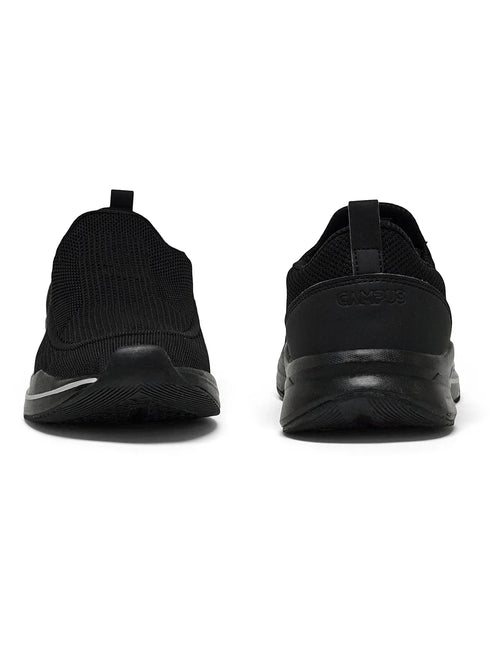 REASON Black Men's Walking Shoes