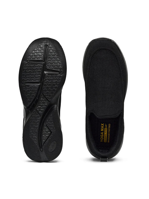 REASON Black Men's Walking Shoes