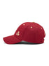 Brushed Cotton Twill Red Unisex Cap