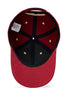 Brushed Cotton Twill Red Unisex Cap