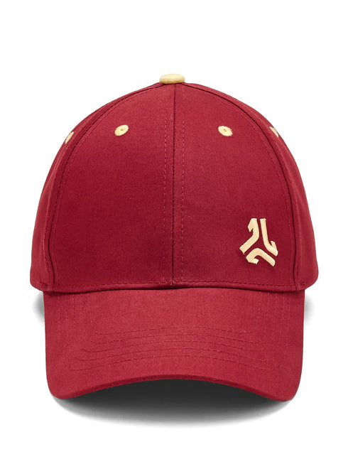 Brushed Cotton Twill Red Unisex Cap