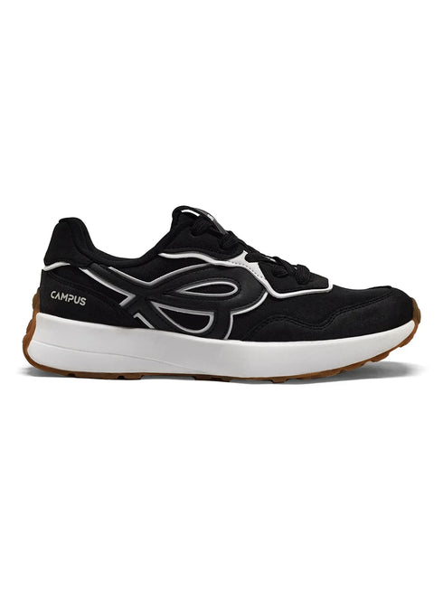 REEGO Black Men's Sneakers