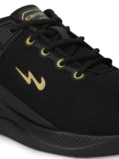 REFRESH PRO Black Men's Running Shoes
