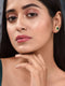 Gold Plated Green AD Studded Studs Earring