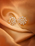 Gold plated AD studded Sparkling star Stud Earrings