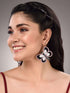 Black & Pink Contemporary Butterfly Earrings