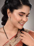 Gold Dual Toned White AD Studded Mangalsutra Jewellery Set