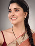Dual Gold Toned AD Studded Modern look Mangalsutra Earrings