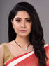 Gold Plated AD Studded & Black Beaded Handcrafted Mangalsutra Earrings