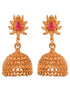 Gold Plated Grand South Indian Imitation Bridal combo Temple Jewellery Set