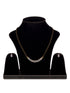 Gold Plated AD Studded Elegant Mangalsutra Pendant Earrings Set