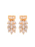 Gold Plated Black beads AD Studded Contemporary Mangalsutra Pendant and Earrings Set
