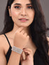 Rose Gold Plated White AD studded Handcrafted Contemporary Barcelet
