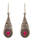 Siver Oxidised Combo Of 2 Minimal Earring