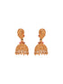 Gold Plated Multi stone studded Handcrafted Exquisite Temple Lakshmi ji & Peacock Design Jewellery Set