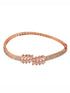 Rose Gold Plated Marquis AD Studded Kada Bracelet