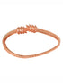 Rose Gold Plated Marquis AD Studded Kada Bracelet