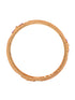 Set Of 2 Gold Plated Pink Colored Floral Filigree bangles