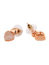 Gold Plated AD Studded Heart shaped Handcrafted Necklace Jewellery Set