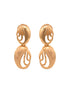 Gold Plated AD Studded Oval shaped Handcrafted Necklace Jewellery Set