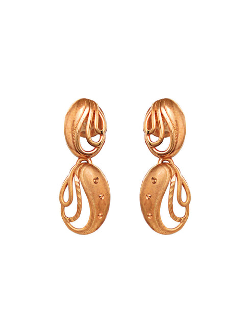Gold Plated AD Studded Oval shaped Handcrafted Necklace Jewellery Set