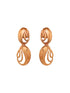 Gold Plated AD Studded Oval shaped Handcrafted Necklace Jewellery Set