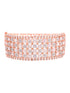 Rose Gold Plated White AD studded Handcrafted Contemporary Barcelet