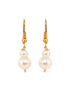White Pearls Multi Layered Elegant Mala Jewellery Set Dropdown Earrings