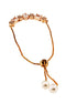 Rose Gold Plated AD Studded Designer Jewellery Set Combo