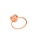 Rose gold Toned AD Studded Minimal Necklace Jewellery Set Combo Wraparound Bracelet