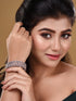 Rose Gold & Gun Metal Plated AD Bangle Bracelet