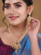Gold Plated Traditional Multi Necklace Earrings