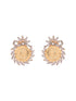 Gold Plated AD Queen Victoria Ginni Locket Jewellery Set