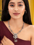 Oxidised Silver Plated & Beaded Lord Ganesha Necklace Jewellery Set