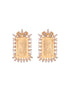 Gold Toned AD Rectangular Ginni Locket Jewellery Set