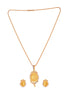 Gold Plated AD Ginni Designer Locket Jewellery Set