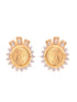Gold Plated AD Ginni Designer Locket Jewellery Set