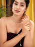 Rose Gold Plated AD Studded Designer Jewellery Set Combo