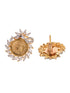Gold Plated AD Queen Victoria Ginni Locket Jewellery Set