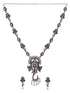 Oxidised Silver Plated & Beaded Lord Ganesha Necklace Jewellery Set
