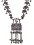 Silver Toned Oxidised Tribal Necklace Jewellery Set