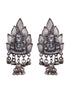 Oxidised Siver Toned Tribal Triple Layered Necklace Jewellery Set