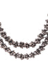 Oxidised Silver Plated Layered Ghugroo Necklace Chain