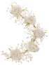 White Rose Pearl Beaded Designer Hair Accessory