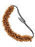 Golden Beaded Bridal Hair Accessories