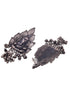 Oxidised Siver Toned Tribal Triple Layered Necklace Jewellery Set