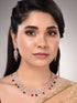 Rose Gold Toned Multi Contemporary Necklace Jewellery Set